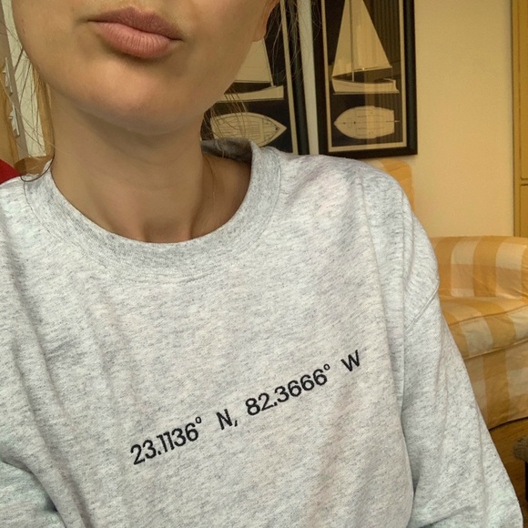Custom coordinates sweater - Picture 2 of 2